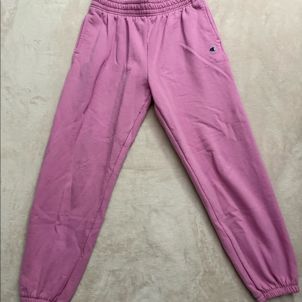 Pink Champion Jogger Sweatpants